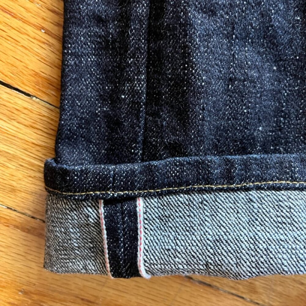 Brain Dead Type 00 15.5oz Selvedge Denim Jeans Indigo Wide Relaxed Mens - Picture 10 of 12